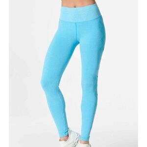 NUX Heather Leggings Blue S NWT